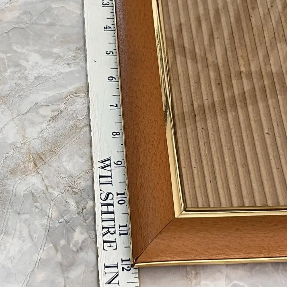 Vintage Medium Picture Photo Frame With Gold Trim Freestanding 9 x 7